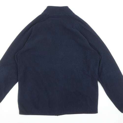 Dunnes Stores Men’s Navy 2XL Fleece Full Zip Basic Jacket