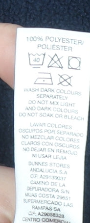 Dunnes Stores Men’s Navy 2XL Fleece Full Zip Basic Jacket