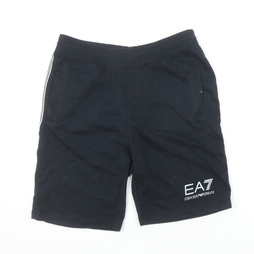 Emporio Armani Men’s Black EA7 Sweat Shorts Size M Casual Jersey