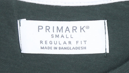 Primark Men's Green Ireland Graphic Regular Fit Cotton T-Shirt Size S