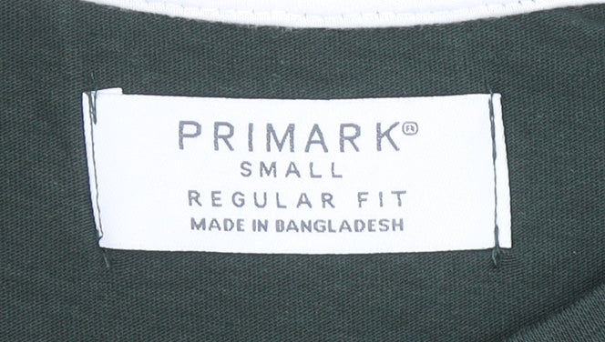 Primark Men's Green Ireland Graphic Regular Fit Cotton T-Shirt Size S