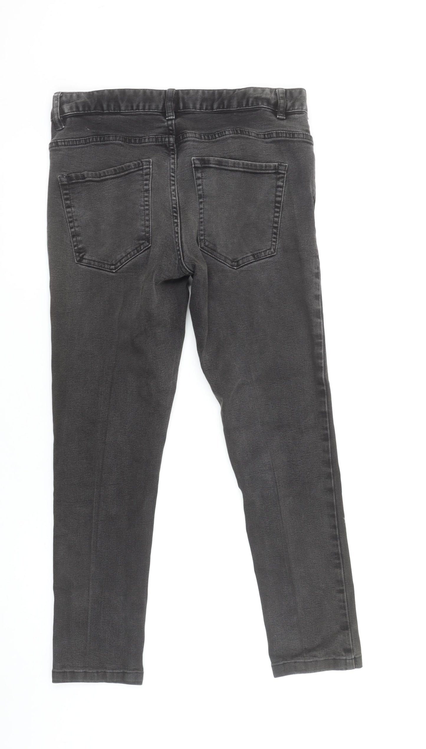 Connor Unisex Black Skinny Jeans Size 32 Slim Fit Denim