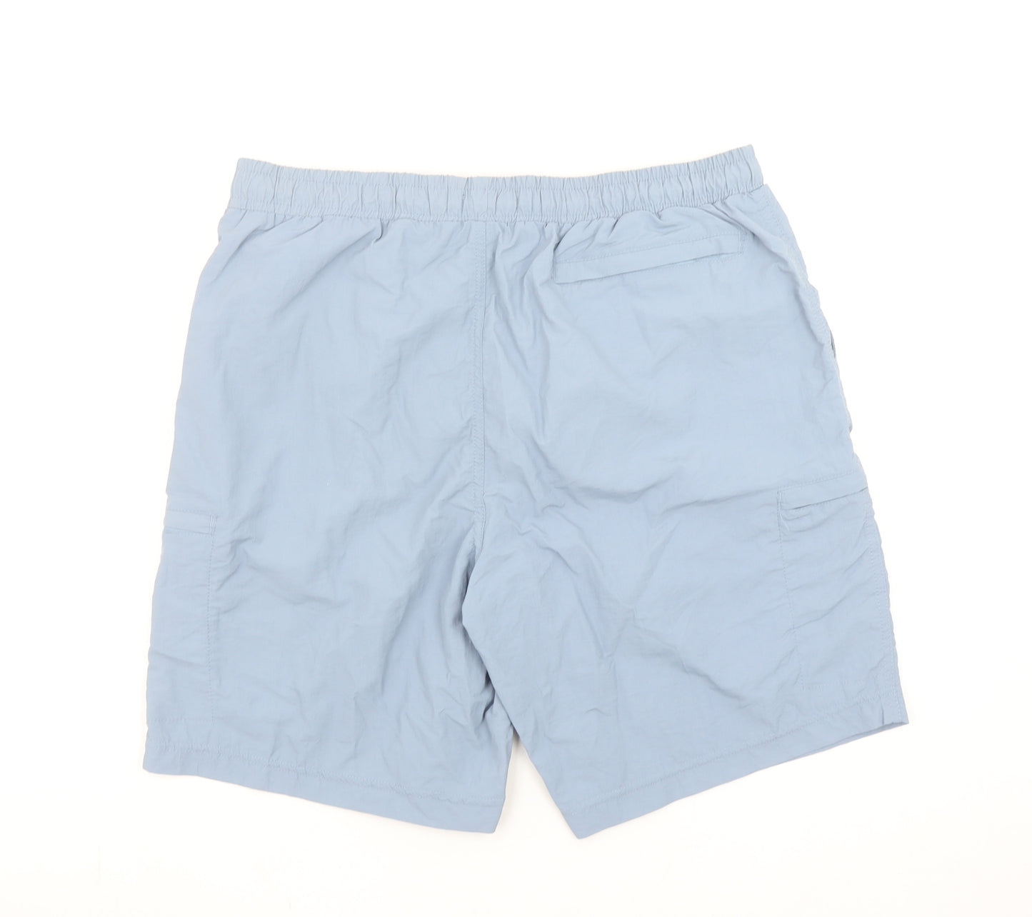 Dunnes Stores Men Blue L Swim Shorts Elastic Waist Quick Dry