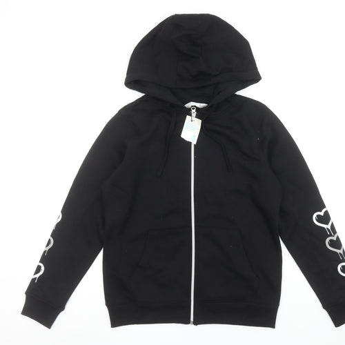 Primark Cares Women’s Black Full Zip Hoodie Size Small