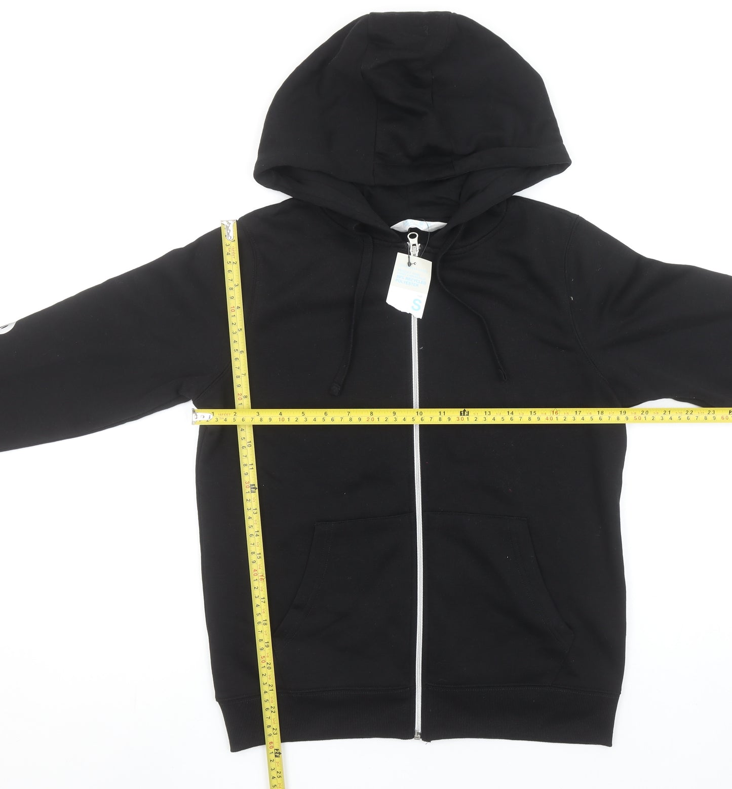 Primark Cares Women’s Black Full Zip Hoodie Size Small