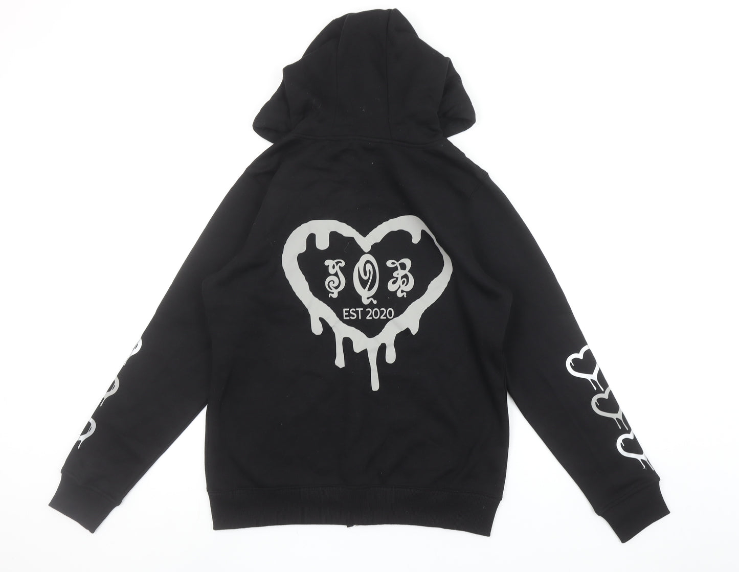 Primark Cares Women’s Black Full Zip Hoodie Size Small