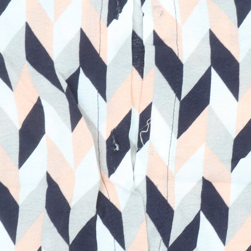 Saint Tropez Women's Multicoloured Geometric Tunic Blouse S