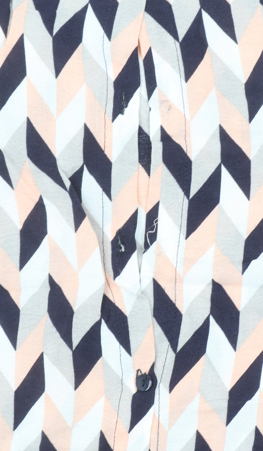 Saint Tropez Women's Multicoloured Geometric Tunic Blouse S