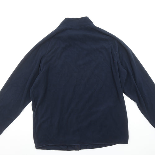 Dunnes Men Blue 2XL Fleece Full Zip Basic Jacket