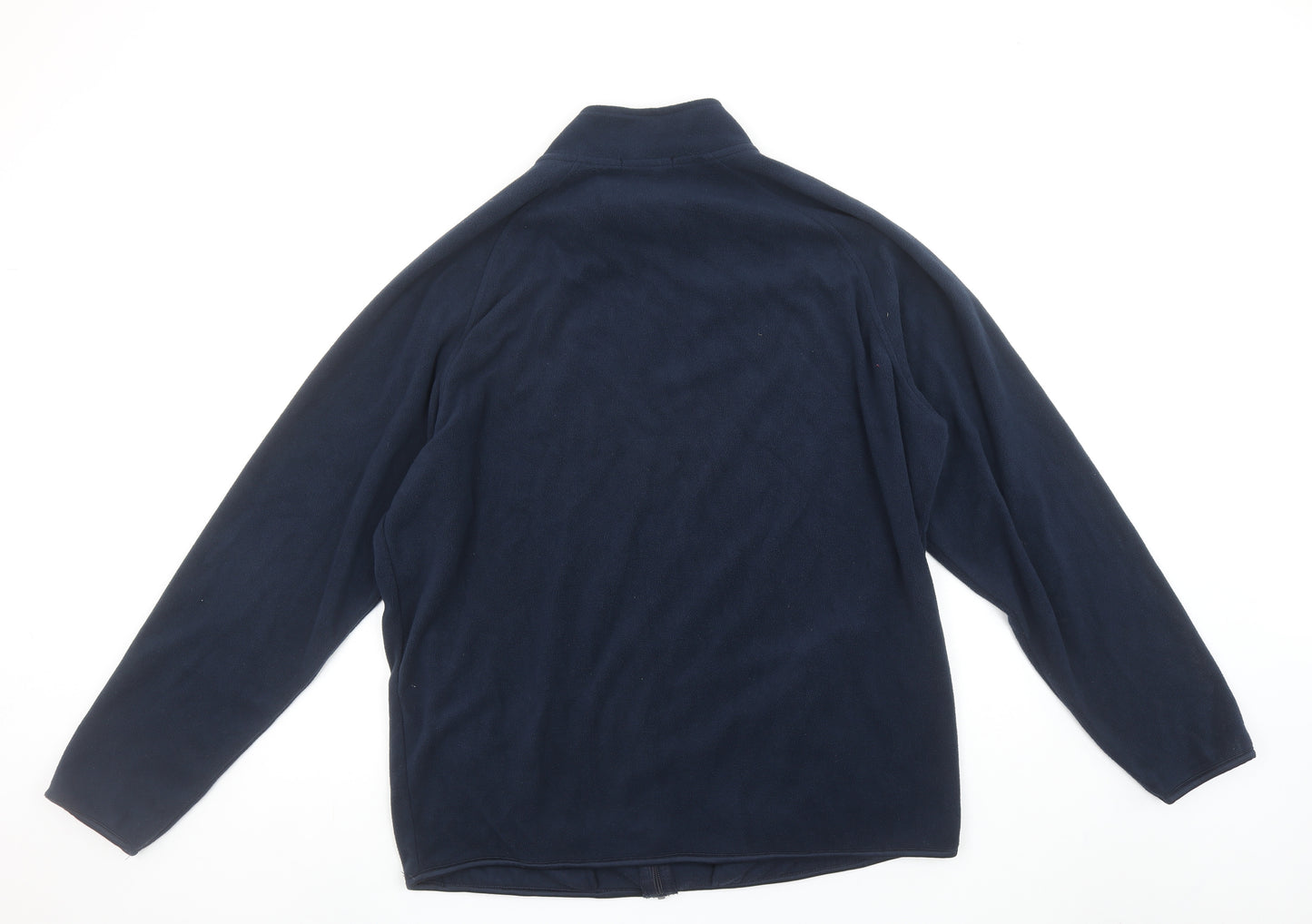 Dunnes Men Blue 2XL Fleece Full Zip Basic Jacket