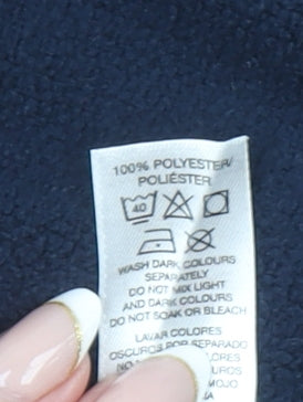 Dunnes Men Blue 2XL Fleece Full Zip Basic Jacket