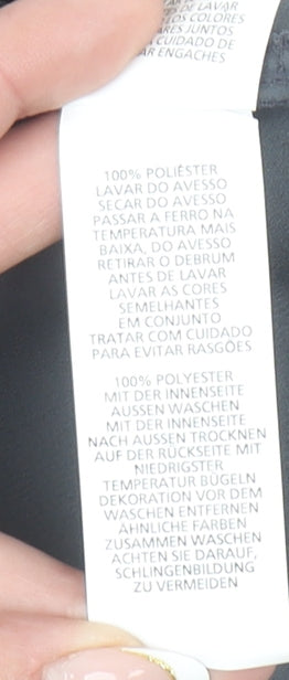 Atmosphere Women's Grey Chiffon Sleeveless Blouse Size 12