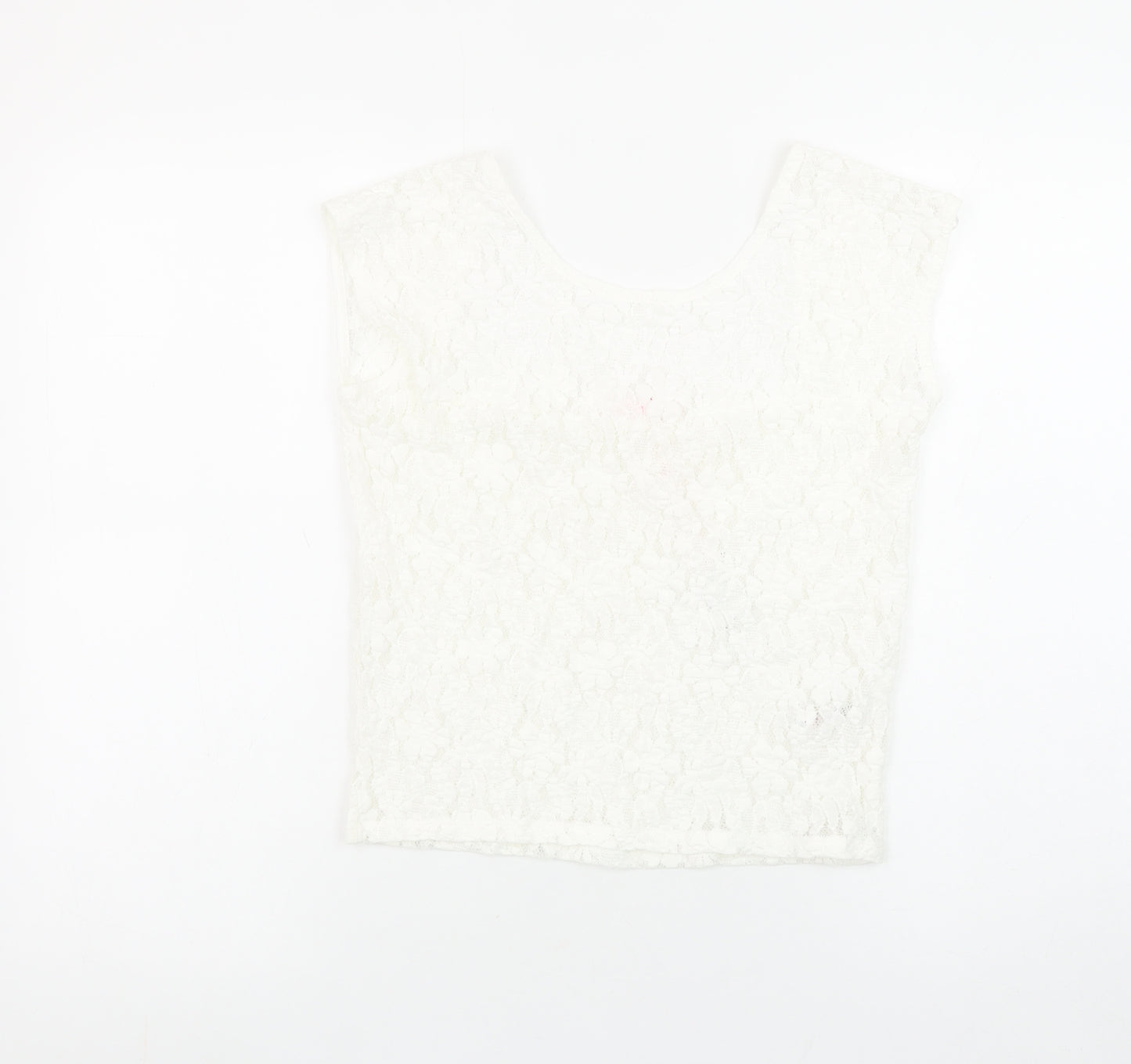 Savida Women's Ivory Lace Camisole Blouse Size 10