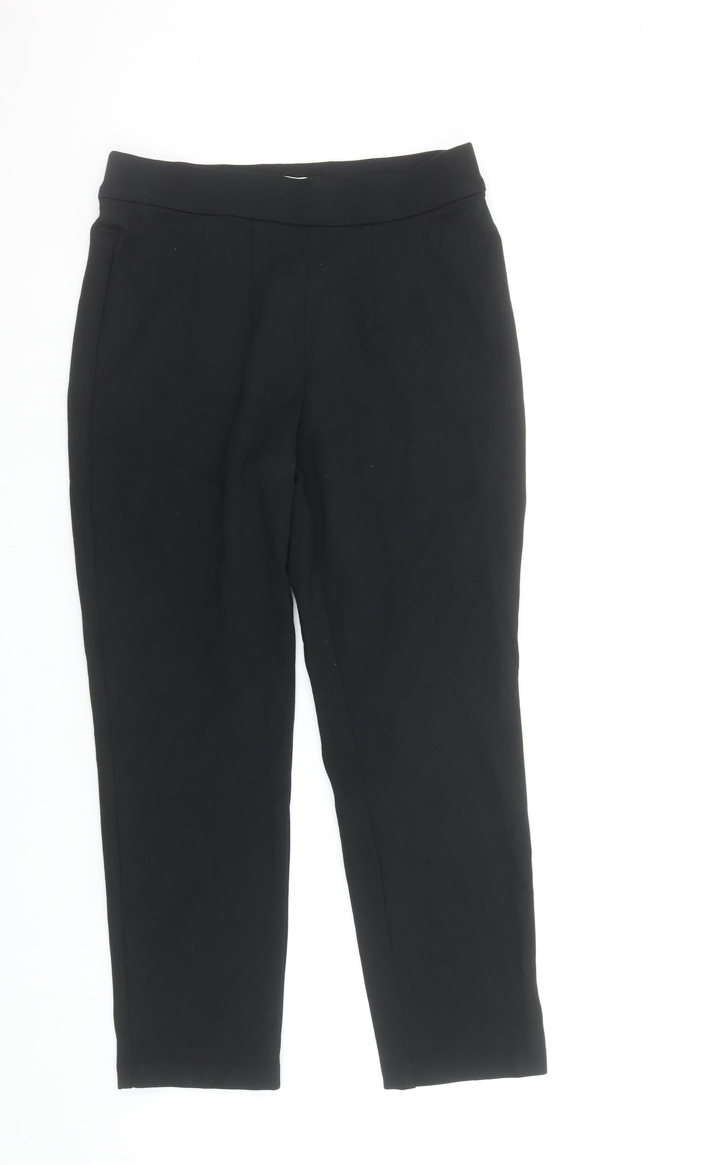 Marks and Spencer Womens Black Size 10 Short Leg Stretch Leggings