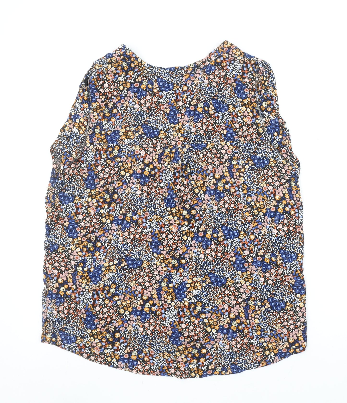 Dunnes Women’s Multicoloured Floral Sleeveless Viscose Blouse Size 16