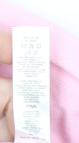 Savida Women’s Pink Cargo Jeans Size 8 Regular Fit Cotton