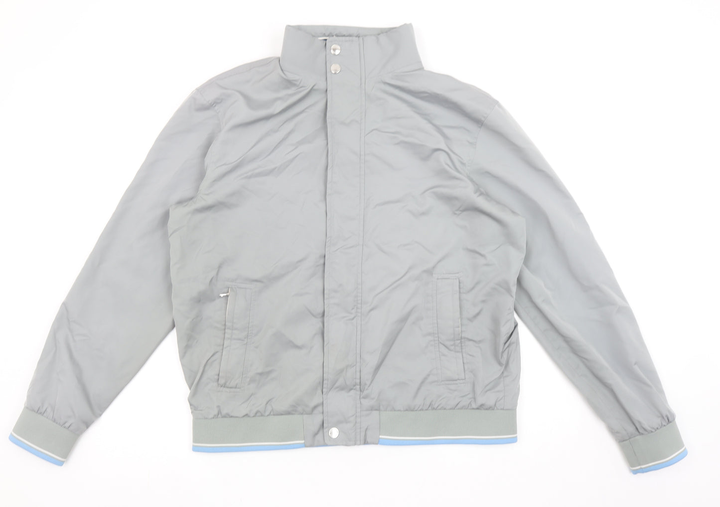 Marks and Spencer Blue Harbour Men's Grey Large Bomber Jacket