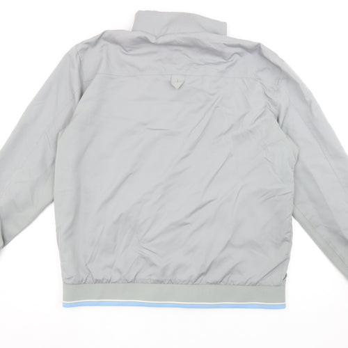 Marks and Spencer Blue Harbour Men's Grey Large Bomber Jacket