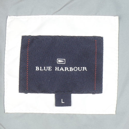 Marks and Spencer Blue Harbour Men's Grey Large Bomber Jacket