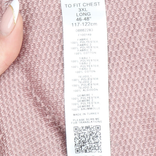 ASOS Women Pink 3XL Faux Shearling Fleece Bomber Jacket