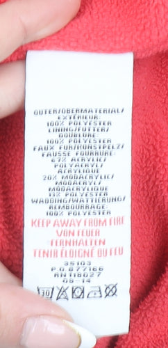 Mini Boden Girls Green Polka Dot Hooded Puffer Gilet 5-6 Years