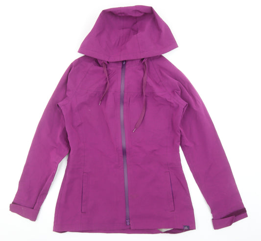 prAna Women's Purple Hooded Waterproof Softshell Jacket Size S