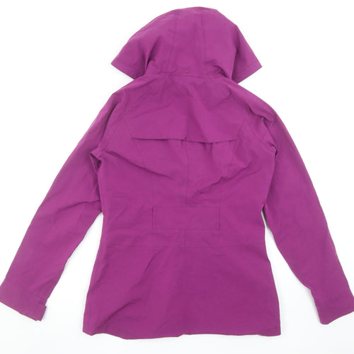 prAna Women's Purple Hooded Waterproof Softshell Jacket Size S