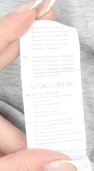 Slazenger Men's Grey Tank Top L Cotton Viscose Gym Activewear