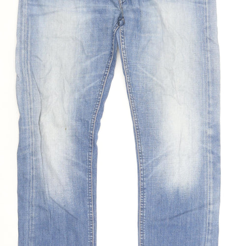 Lee Men's Blue Daren Regular Fit Straight Leg Jeans W32 L32