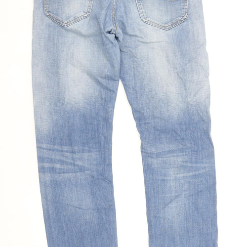 Lee Men's Blue Daren Regular Fit Straight Leg Jeans W32 L32