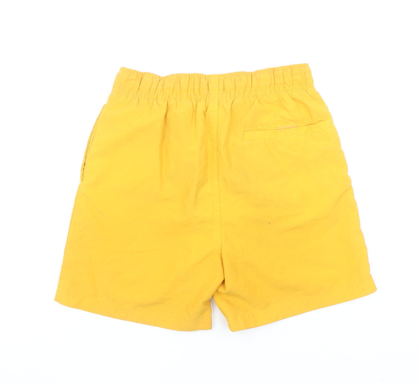 Penguin Boys Yellow Swim Shorts 10-11 Years Elastic Waist Drawstring
