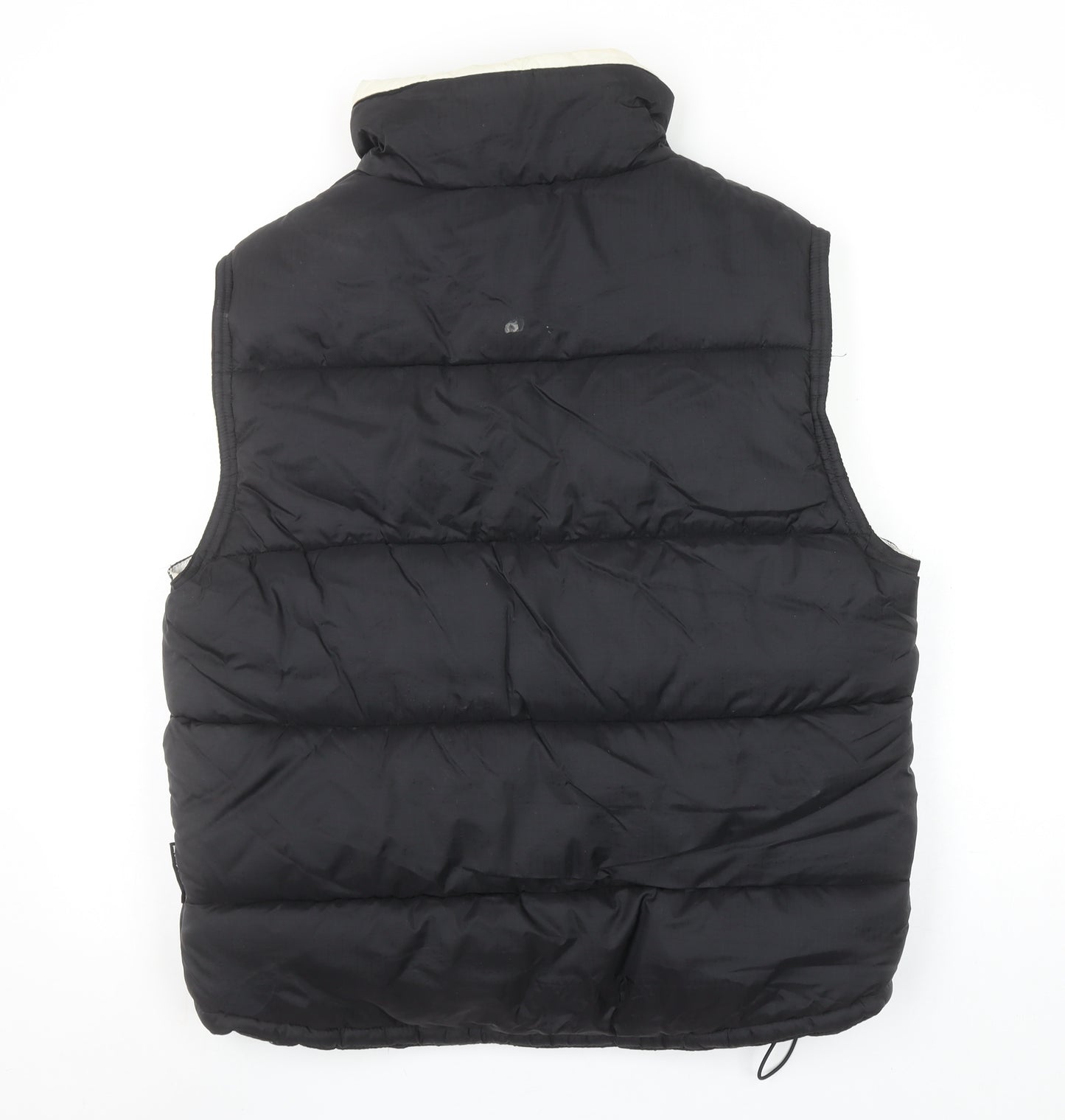NEW-GEN Men’s Black Puffer Waistcoat S Insulated Nylon Gilet