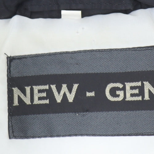 NEW-GEN Men’s Black Puffer Waistcoat S Insulated Nylon Gilet