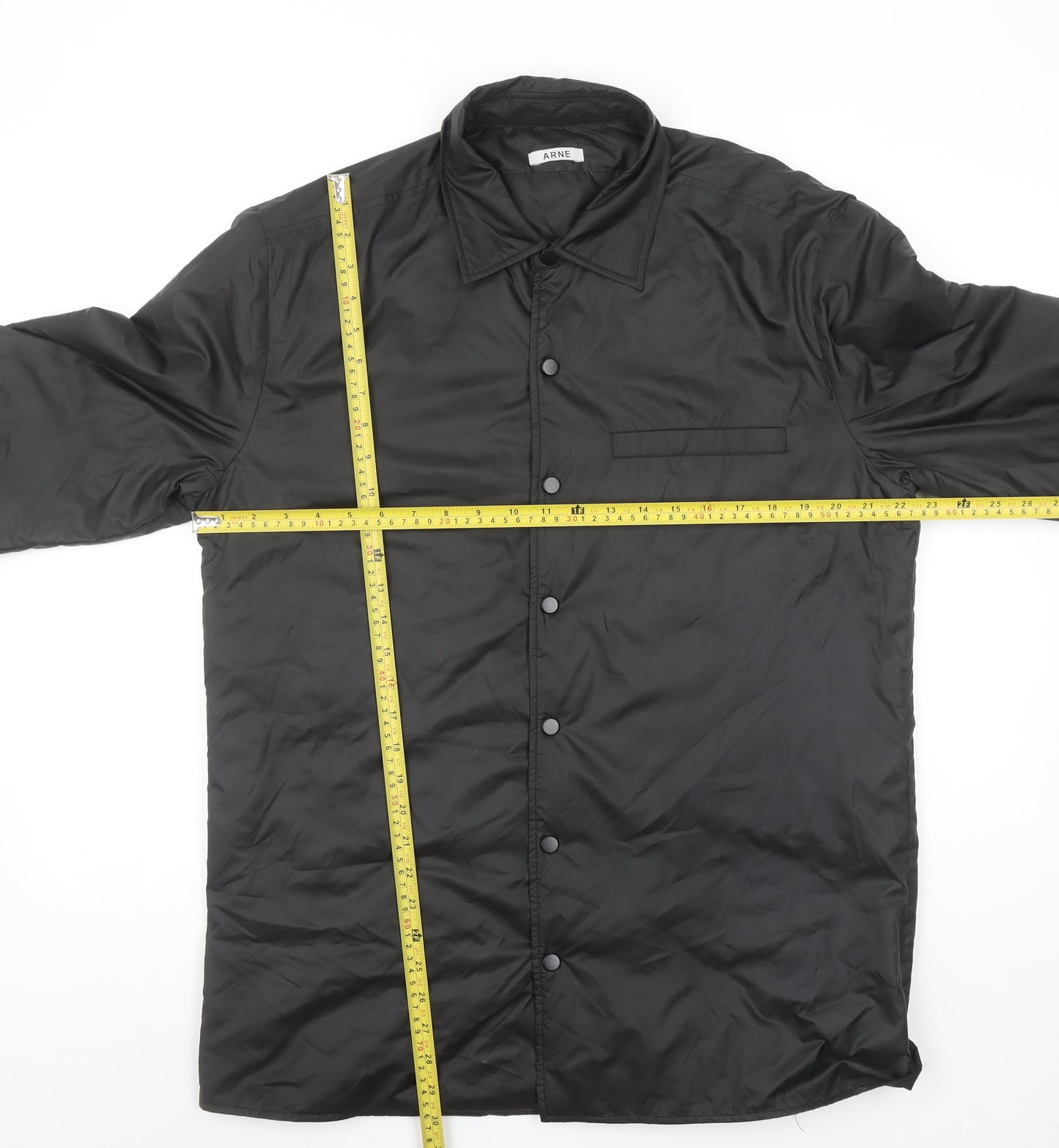 ARNE Men's Black L Polyester Lightweight Basic Jacket