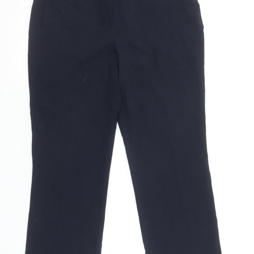 Dunnes Women Navy Blue Size 12 Straight Leg Trousers
