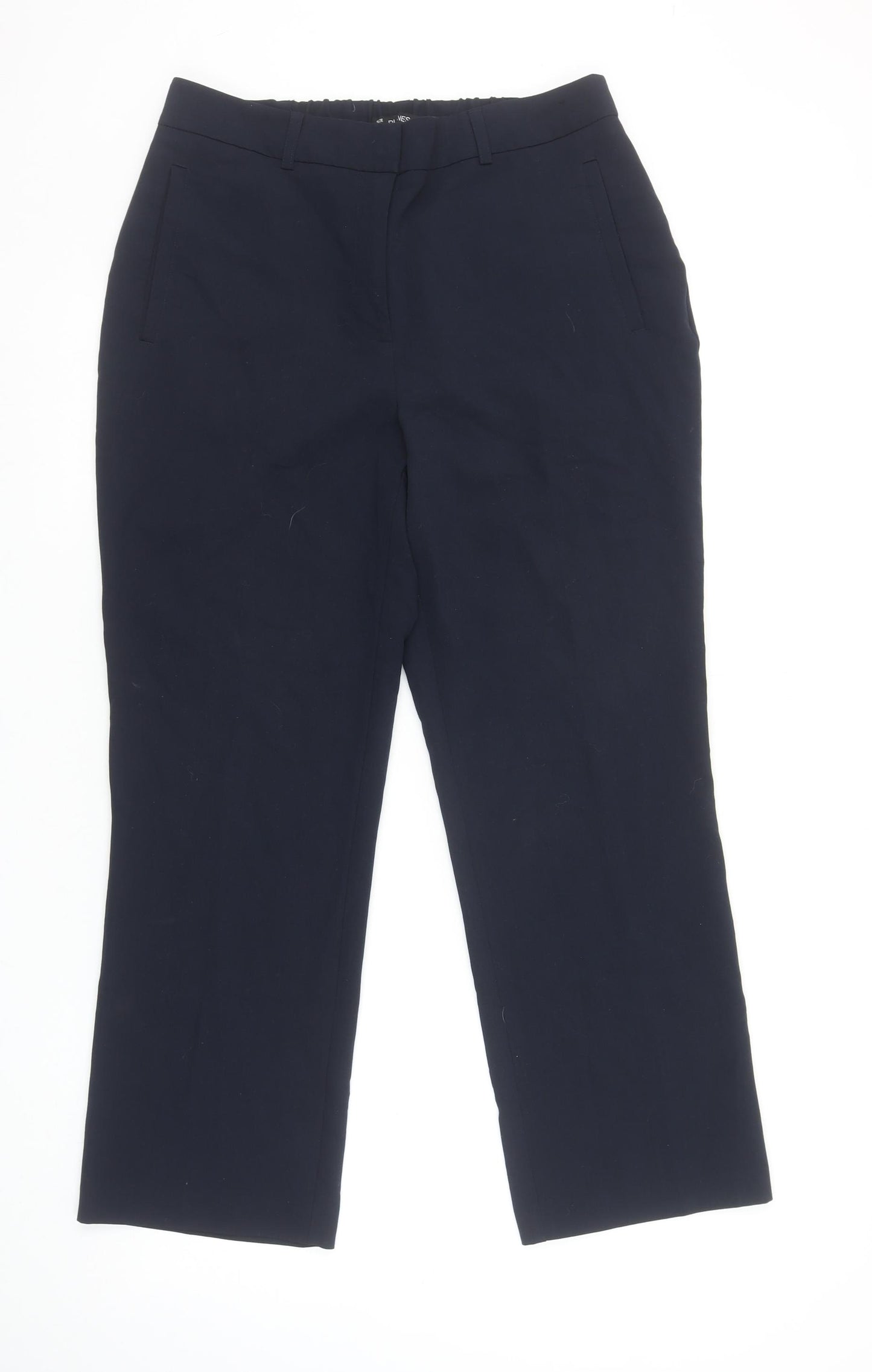 Dunnes Women Navy Blue Size 12 Straight Leg Trousers
