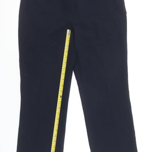 Dunnes Women Navy Blue Size 12 Straight Leg Trousers