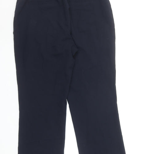 Dunnes Women Navy Blue Size 12 Straight Leg Trousers