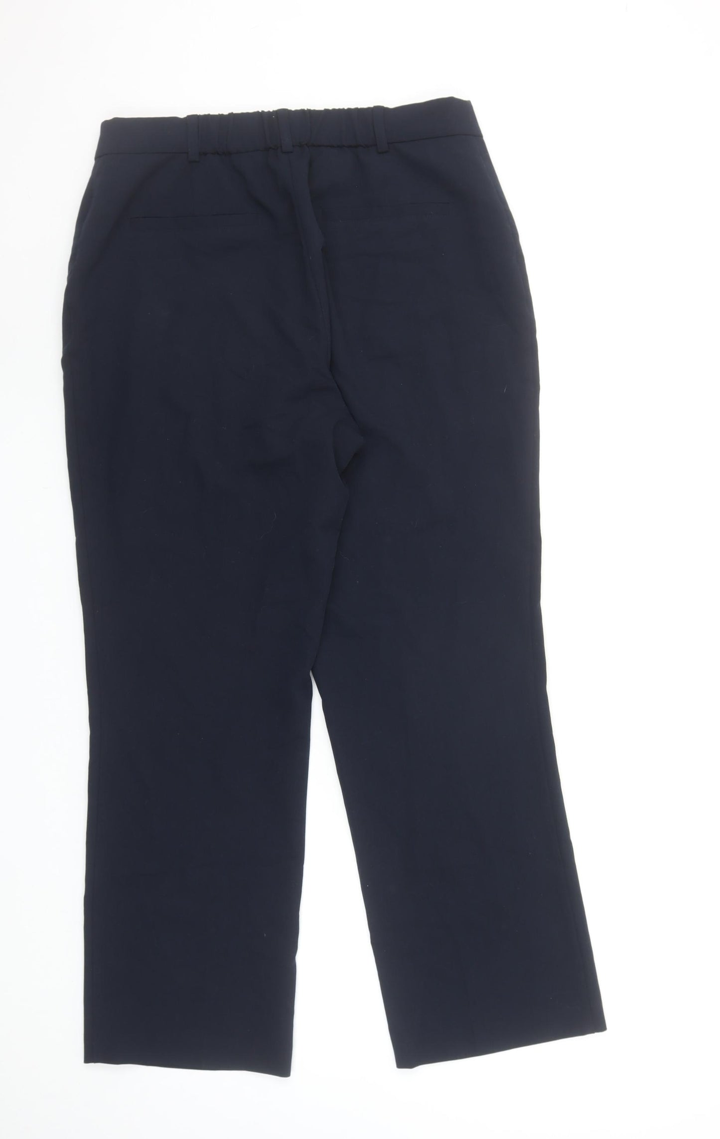 Dunnes Women Navy Blue Size 12 Straight Leg Trousers