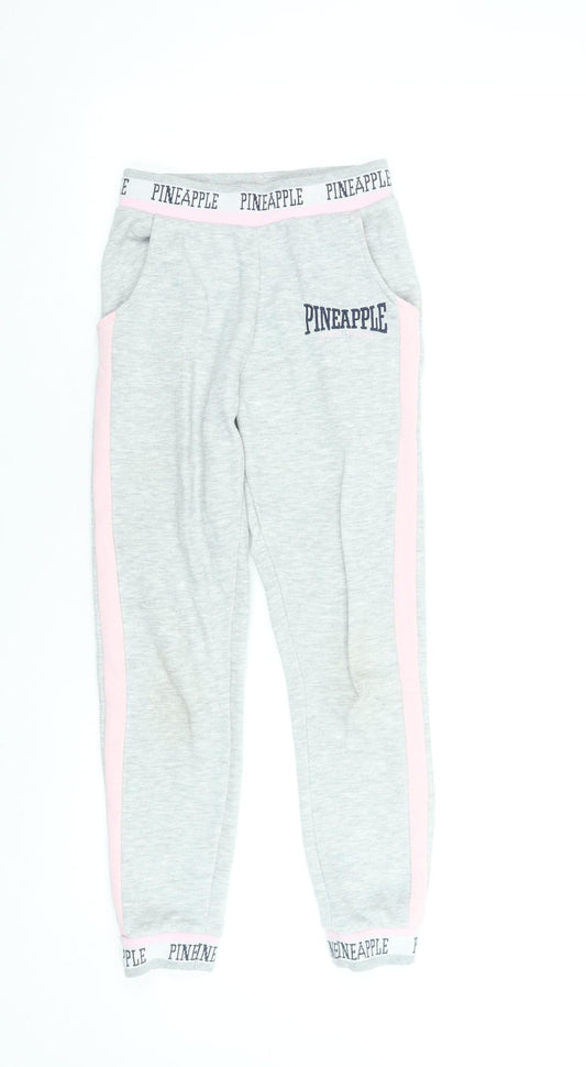Pineapple Girls Grey Jogger Trousers 9-10 Years Dance Studio Style
