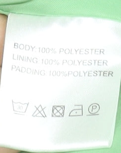 Clodagh Gallagher Women's Green Quilted Mid-Length Jacket Size 14