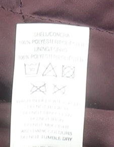 St. Bernard Men's Brown Quilted Polyester Mid-Length Jacket L