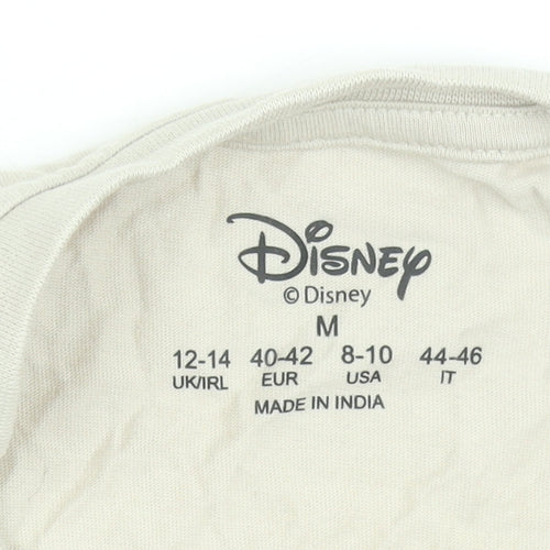 Disney Women’s Beige Lion King Graphic Cotton T-Shirt Size M 12-14