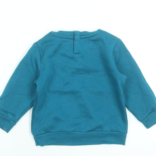 McKenzie Blue Long Sleeve Pullover T-Shirt 18-24 Months Unisex Classic