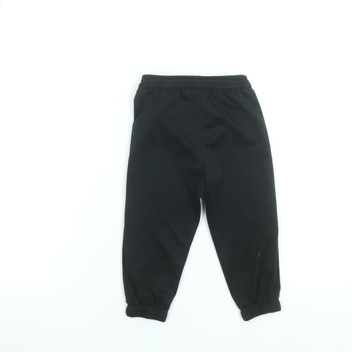 Nike Boys Black Jogger Trousers 2 Years Polyester Sportswear