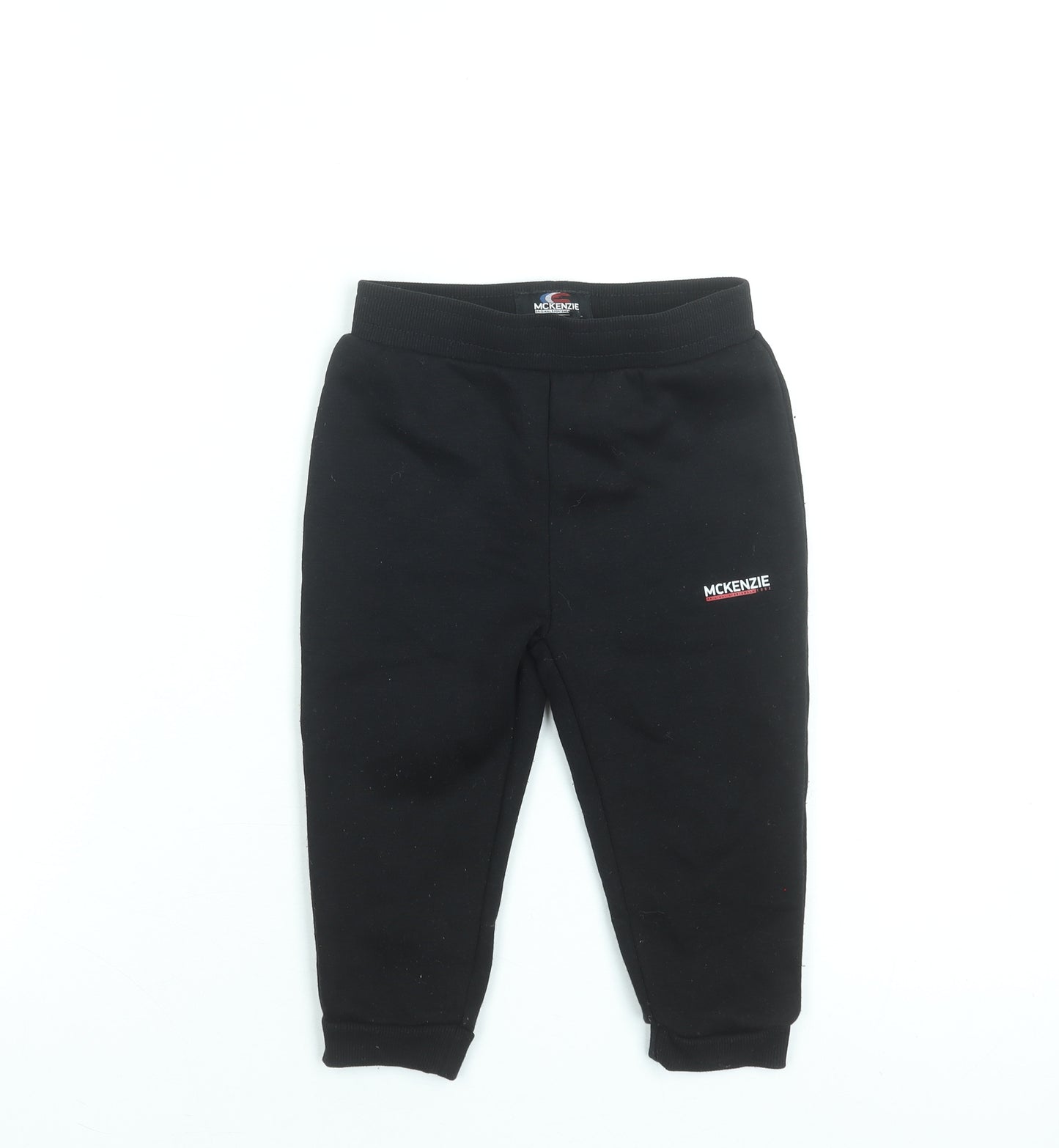McKenzie Unisex Baby Black Jogger Sweatpants 18-24 Months Casual Fleece