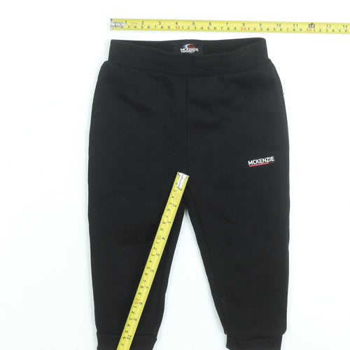 McKenzie Unisex Baby Black Jogger Sweatpants 18-24 Months Casual Fleece