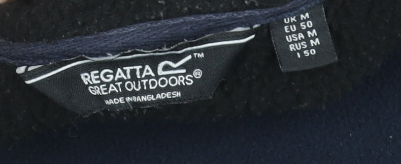 Regatta Men’s Blue Full Zip Fleece Jacket Size M Outdoor Walking