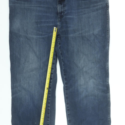 Wrangler Men's Blue Texas Straight Fit Jeans W38 L30 Denim