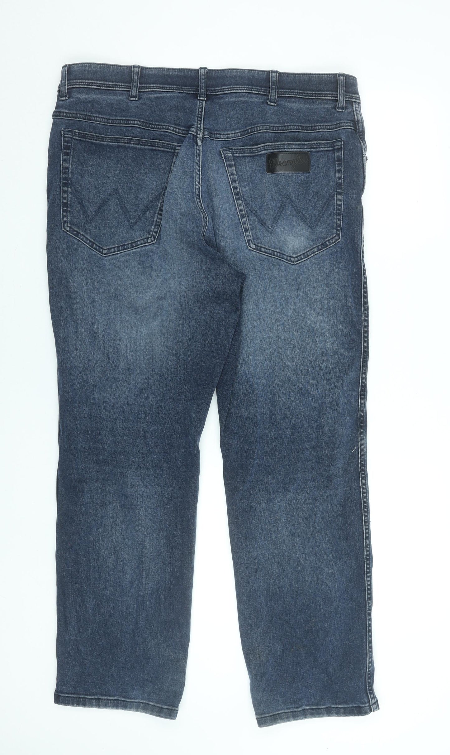 Wrangler Men's Blue Texas Straight Fit Jeans W38 L30 Denim